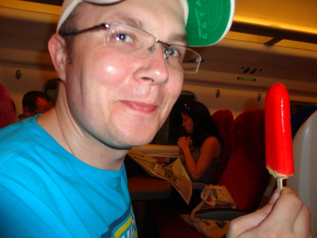 Free lolly on Virgin Trains