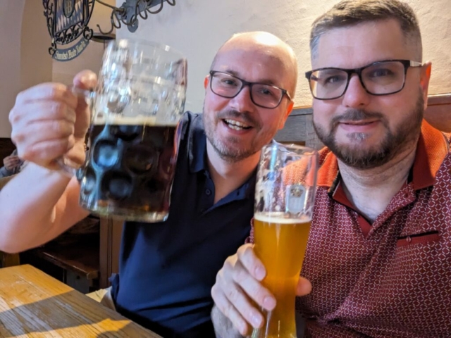 Cheers! From Hofbräuhaus